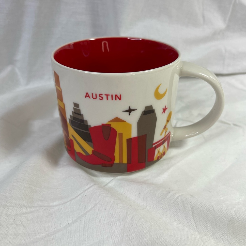 ⭐️Starbucks Austin We are here. Mug 2016
